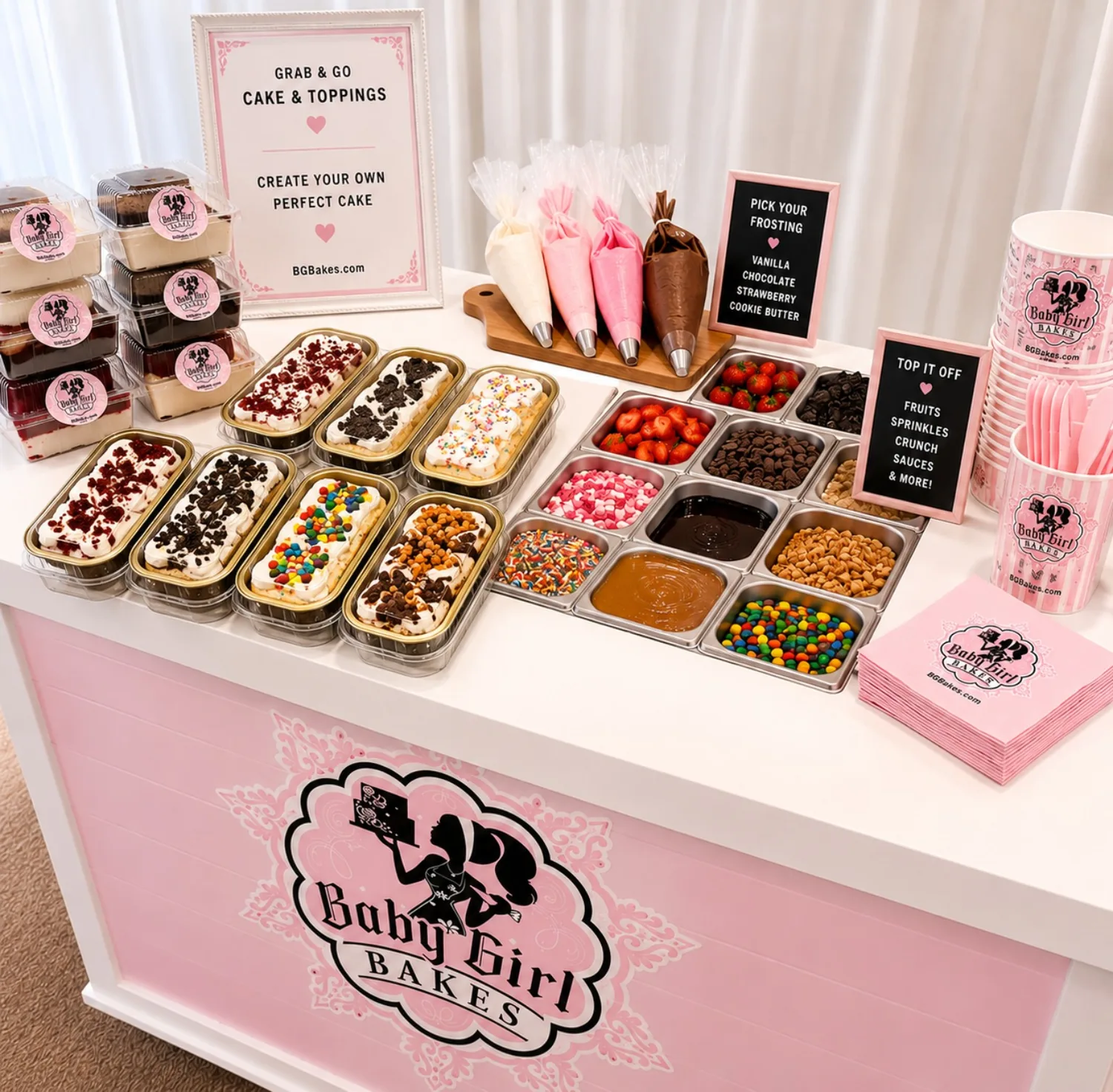 Cake Cart by Baby Girl Bakes